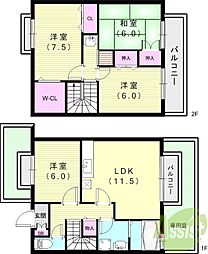 シェルクレール A棟 1階/-