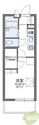 レオパレス阪急塚口 1Kの間取図画像