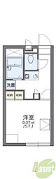 レオパレス43 1Kの間取図画像