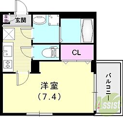 ココングランジュール宝塚南口 2階/-