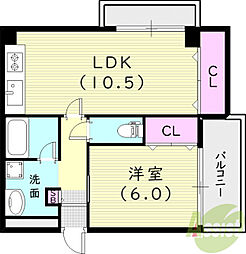 グリーンヒル門戸 3階/-