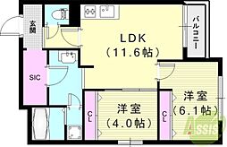 REGIES立花駅前 2階