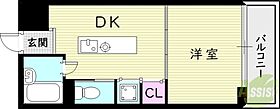 パラシオ夙川名次  ｜ 兵庫県西宮市名次町4-22（賃貸マンション1DK・2階・24.84㎡） その2