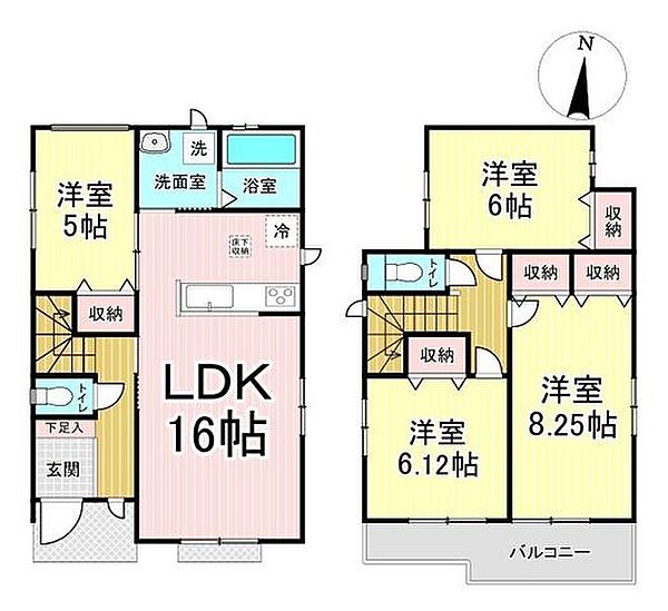 間取りを拡大表示