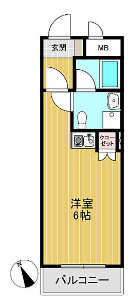 ヴィラ・モデルナ 313｜神奈川県小田原市寿町３丁目(賃貸マンション1R・3階・24.36㎡)の写真 その2