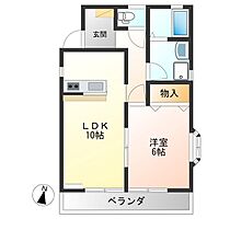 パールハイツFM　F棟 201 ｜ 栃木県宇都宮市御幸町26-1（賃貸アパート1LDK・2階・40.58㎡） その2