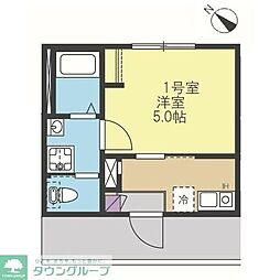 間取図画像 1K