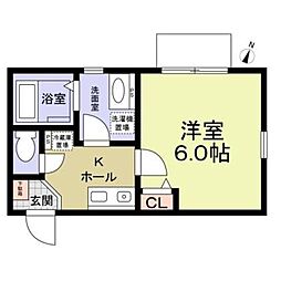 間取図画像 1K