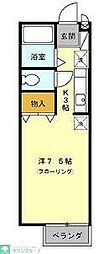ルミエール菊名 ワンルームの間取図画像