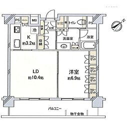 T-STYLIA 1LDKの間取図画像