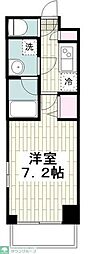 ガーラ・プレシャス横浜西谷 1Kの間取図画像