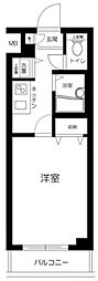 トーシンフェニックス新横濱イクシール 1Kの間取図画像