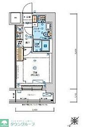 LIVCITY横濱ヒルサイドテラス 1Kの間取図画像