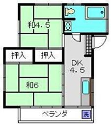間取図画像 2DK