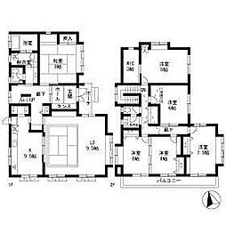 鴨居4丁目戸建 6LDKの間取り