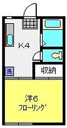 間取図画像 1K
