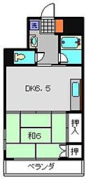 メゾン・ウィスタリア3 1DKの間取図画像