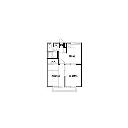 エステートピアモルツ 2DKの間取図画像