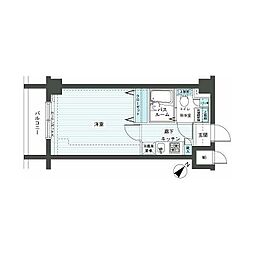 フェニックス新横濱エオール 1Kの間取図画像