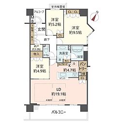 間取図画像 3LDK