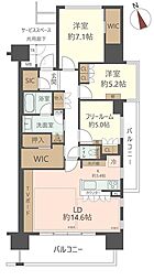 間取図画像 2SLDK