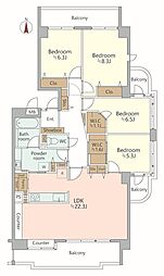 間取図画像 4LDK