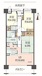 間取図画像 3LDK
