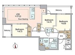 間取図画像 3LDK