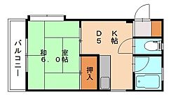 間取図画像 1DK