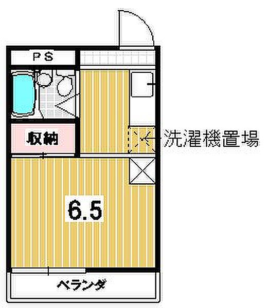 グリーンハイツ田島 ｜京都府京都市左京区吉田神楽岡町(賃貸マンション1R・1階・18.55㎡)の写真 その2