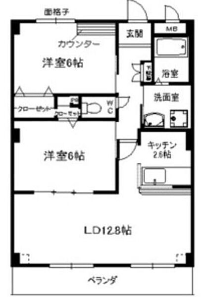 グローヴ大久手A棟 302｜愛知県名古屋市名東区高針荒田(賃貸マンション2LDK・3階・60.22㎡)の写真 その2