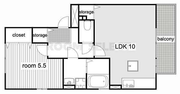 トレビナ城木 102｜愛知県名古屋市千種区城木町１丁目(賃貸アパート1LDK・1階・40.05㎡)の写真 その2