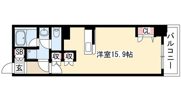 ロイヤルパークス千種 309｜愛知県名古屋市千種区千種２丁目(賃貸マンション1R・3階・40.15㎡)の写真 その2