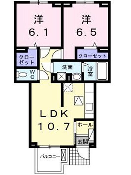 ネオ　タウニーオウル 102｜愛知県名古屋市名東区神月町(賃貸アパート2LDK・1階・56.39㎡)の写真 その2