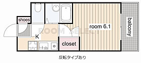 TIP　TOP藤が丘 305 ｜ 愛知県名古屋市名東区藤森西町（賃貸マンション1K・3階・19.03㎡） その2