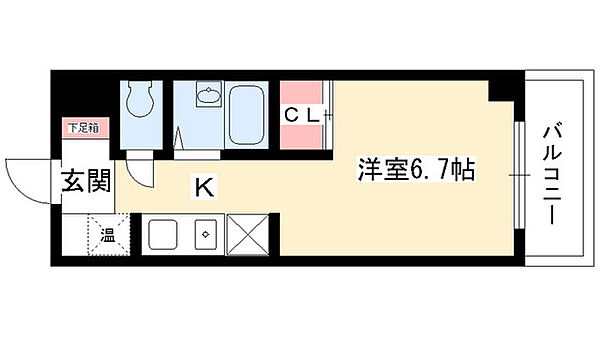 NK守山 111｜愛知県名古屋市守山区新城(賃貸マンション1K・1階・19.56㎡)の写真 その2