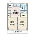 水野マンション6階4.3万円