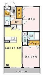 Droom京命 2LDKの間取図画像