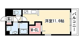Ma.Maison瑞穂 1Kの間取図画像