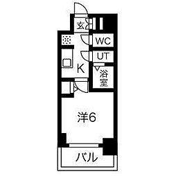 メイクス今池PRIME 1Kの間取図画像