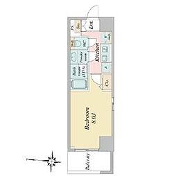 BPRResidence丸の内 1Kの間取図画像