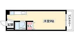 ダイコウビル ワンルームの間取図画像
