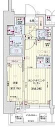 プレサンス栄フロント 1LDKの間取図画像