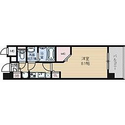 パルティール千種アネックス 1Kの間取図画像