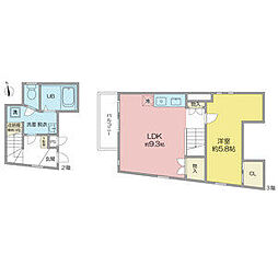 cloud9名古屋駅前 1LDKの間取図画像