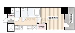 プレサンス新栄ユリシス 1Kの間取図画像