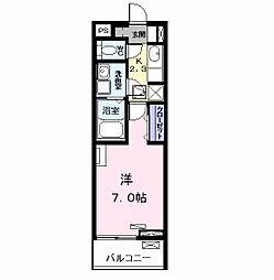 Leon 1Kの間取図画像