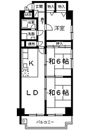 レジデンス泉 3LDKの間取図画像