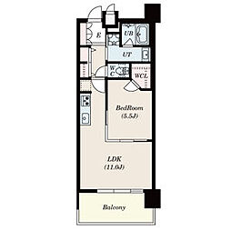 S-RESIDENCE本郷2 1LDKの間取図画像