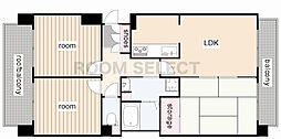 ル・ブラン本山 3DKの間取図画像